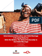 Entertainment Education and Child Marriage Scoping Study Jan 2017 2