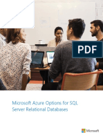 Microsoft Azure Options For SQL Server Relational Databases