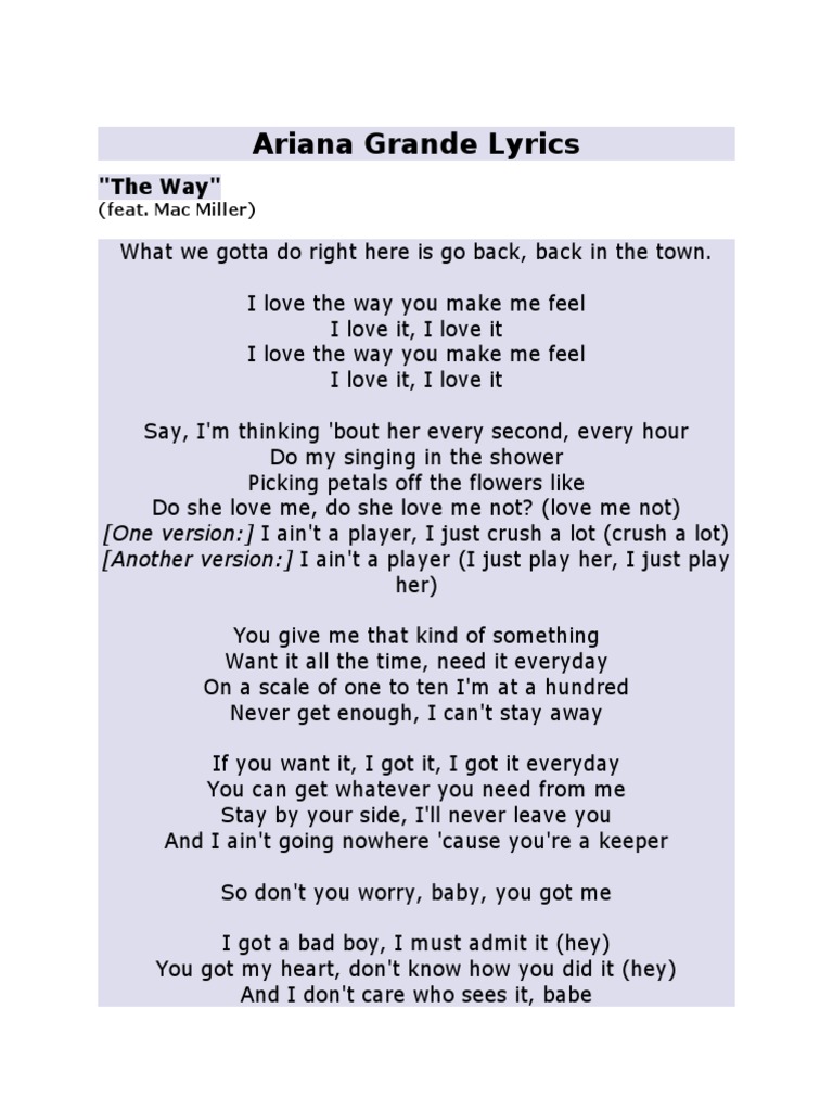 Ariana Grande Let Me Love You Lyrics Deutsch