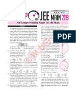 Full Length JEE MAIN - PFY - Dec - 18 PCM PDF