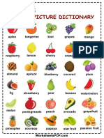 Fruits Name With Picture