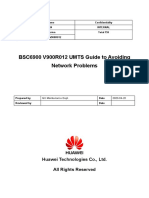BSC6900 UMTS Guide To Avoiding Network Problems (V900R012) - 20110524-A-V1.40