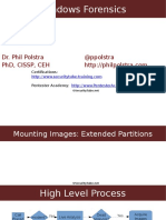 Windows Forensics: Dr. Phil Polstra @ppolstra PHD, Cissp, Ceh