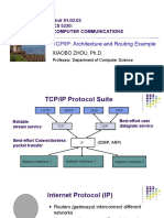 TCP/IP: Architecture and Routing Example: Unit 01.02.03 CS 5220: Computer Communications