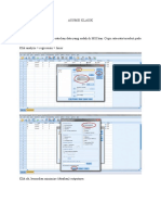 Uji Normalitas dan Autokorelasi dengan SPSS