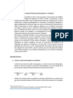 Evolucion Historica Del Desempleo en Colombia