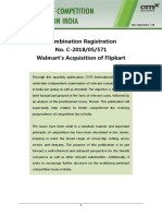 Walmart's Acquisition of Flipkart PDF