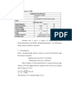 Amine Absorber Equipment Specification