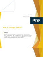 Unit 10 BE Budget, Budget Deficit