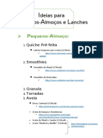 I P A L: Deias para Equenos-Lmoços e Anches