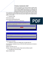 Práctica Instalación LDAP Debian PDF