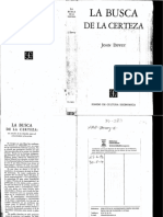 Dewey - La Busca de La Certeza PDF