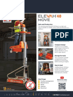 Elevah 40 Move Electric Ladder Specifications 2017 Version
