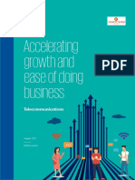 Accelerating Growth and Ease of Doing Business: Telecommunications