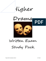 Higher Drama Study Pack