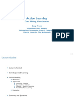 Data Mining - Utrecht University - 13. Active Learning