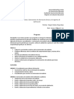 Programa de Procedimientos e Instrumentos