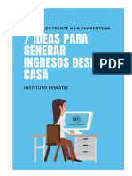 7 Ideas para Generar Dinero de Casa PDF