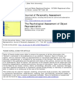 The Psychological Assessment of Object Representation.pdf