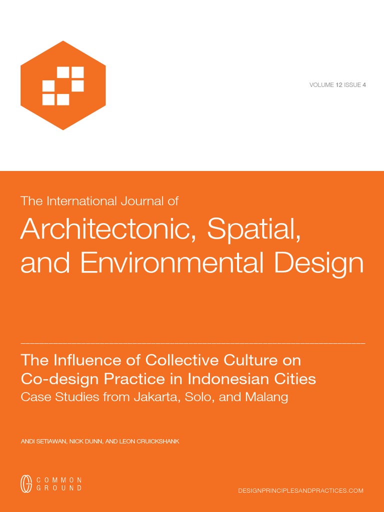 The Influence Of Collective Culture On Co Design Practice In Indonesian