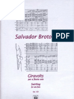 Brotons, Salvador - Giravolts - Flauta Sola PDF
