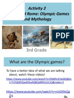 Ancient Greece and Rome Olympics and Mythology