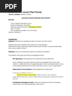 Mild/Moderate Lesson Plan Format: Ccss - Ela-Literacy.W.4.1.A