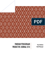 Panduan Productive Journal 2018