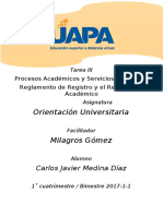 Tarea III- orientacion University