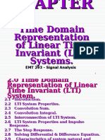 Time Domain Representation of Linear Time Invariant (LTI) Systems