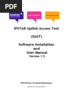 IPSTAR Uplink Access Test (iUAT) Software Installation and User Manual