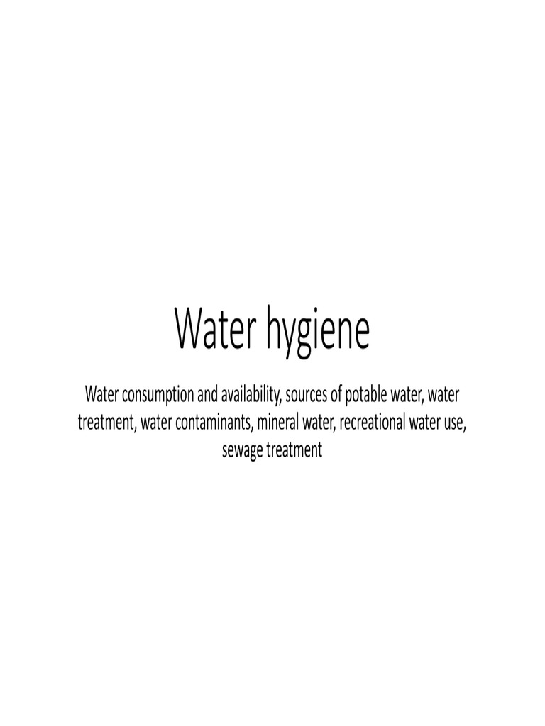 Ensuring Safe Water A Comprehensive Look at Water Quality, Treatment