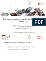 Transporte Urbano Sustentable en Peru