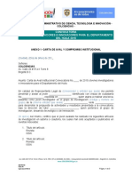 Anexo 1. Carta de Aval y Compromiso Institucional