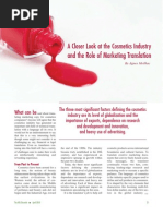 Download A Closer Look at the Cosmetics Industry and the Role of Marketing Translation by agnes meilhac SN45737734 doc pdf