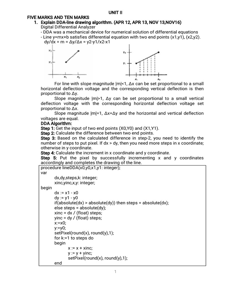 CG Unit 2 | PDF