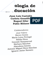 Castejón y Otros (2010) Teorías Conductistas Del Aprendizaje