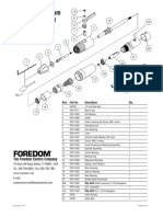 Foredom: Parts List Foredom H.20 and H.20SJ Handpiece