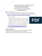 Las Tecnologías de La Información y La Comunicación (TIC) y Su Influencia. 4to 14 - 04 - 2020