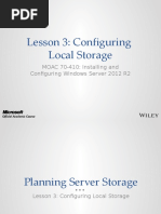 70-410 R2 Lesson 03 - Configuring Local Storage