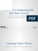 70-410 R2 Lesson 04 - Configuring File and Share Access