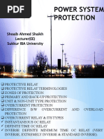 Power System Protection: Shoaib Ahmed Shaikh Lecturer (EE) Sukkur IBA University