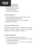 (A) Structure Specification