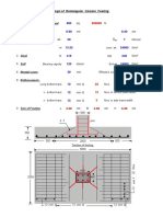 Design of Rectangular Coloum Footing Excel Sheet.xls
