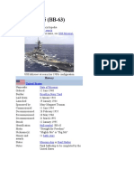 USS Missouri (BB-63) : Jump To Navigation Jump To Search USS Missouri