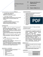 CV Universitaire PDF