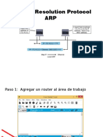 Configuración y análisis del protocolo ARP en Packet Tracer