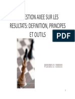 LA GESTION AXEE SUR LES RESULTATS