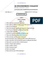 VEC Question Bank on CMOS VLSI Design