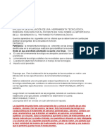 Encuesta de Evaluacion Proyecto PDF